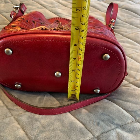 Patricia Nash Bucket Bag, Deep Scarlet Red - Picture 9 of 9